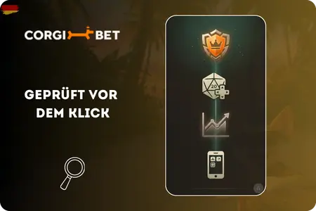 CorgiBet Anbieter und geprüfte Spielqualität